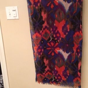 π FREE with $10 purchase blue orange pink scarf or buy for $5